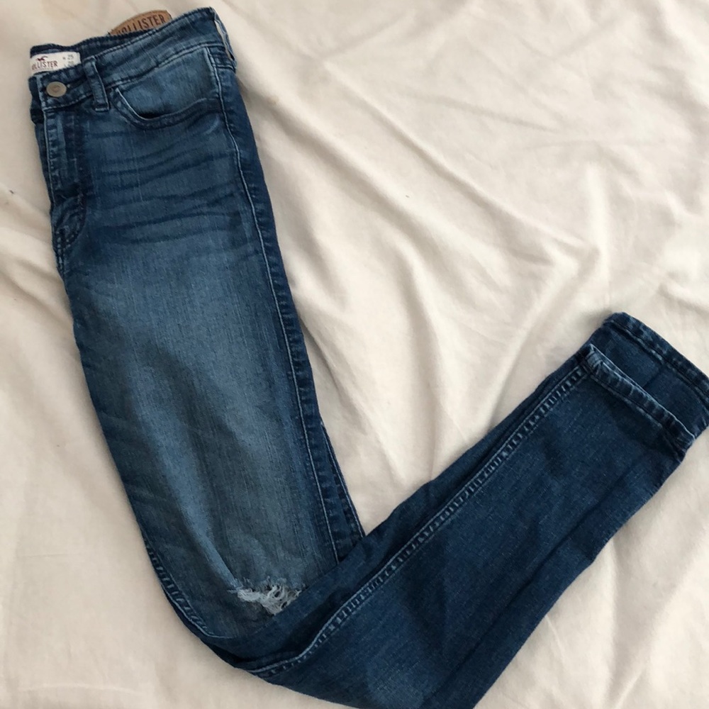 hollister high rise super skinny jeans